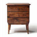 Table de chevet en bois avec tiroirs pour chambre - 50 x 35 x 70cm