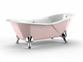 Baignoire en acrylique pour salle de bain avec pieds en métal - 150 x 70 x 60cm